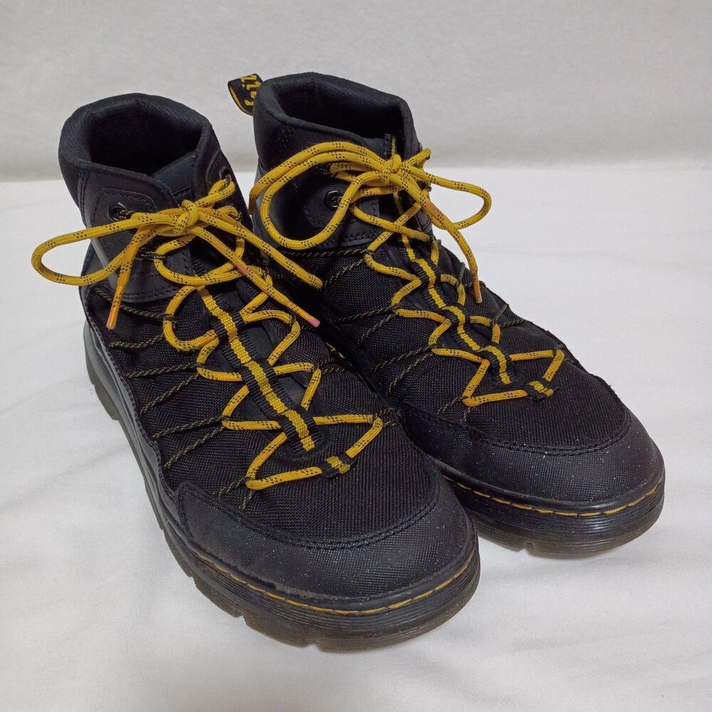 Dr. Martens Doc Buwick Lace Up Utility Black Boots US 12 Men’s